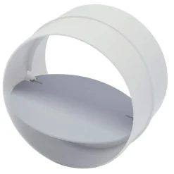 Sanivesk buisverbinder met terugslagklep wit Ø100 mm