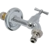 Sanivesk Buitenkraan Meerlagen + Gevelkom 16mmx1/2"M Chroom
