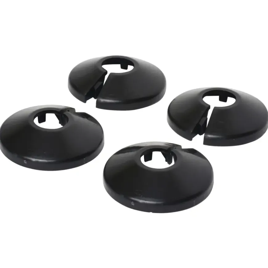 Sanivesk CV Buisrozet 15mm Zwart 4 stuks