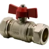 Sanivesk CV Kogelkraan Knel Vlindergreep 22x22mm Chroom