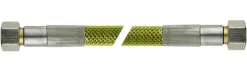 Sanivesk Flexibele Gasslangset RVS M24x1,5 125cm