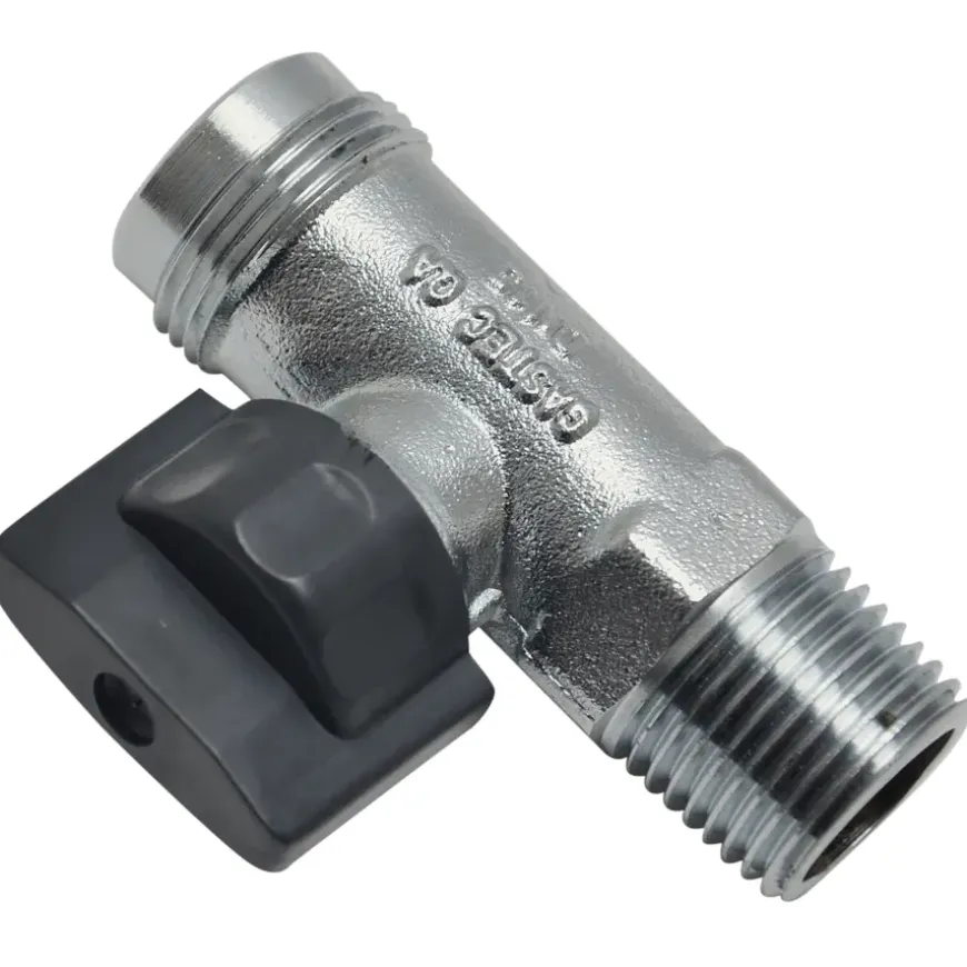 Sanivesk Gaskraan Recht M24x1/2"M Chroom