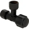 Sanivesk Hoekstopkraan Knel 12mmx3/8"F Zwart