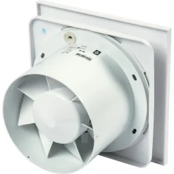 Sanivesk inbouwventilator Design vierkant Ø 125 mm