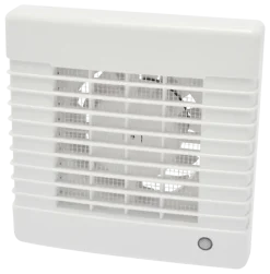 Sanivesk inbouwventilator Standaard met timer wit Ø 100 mm