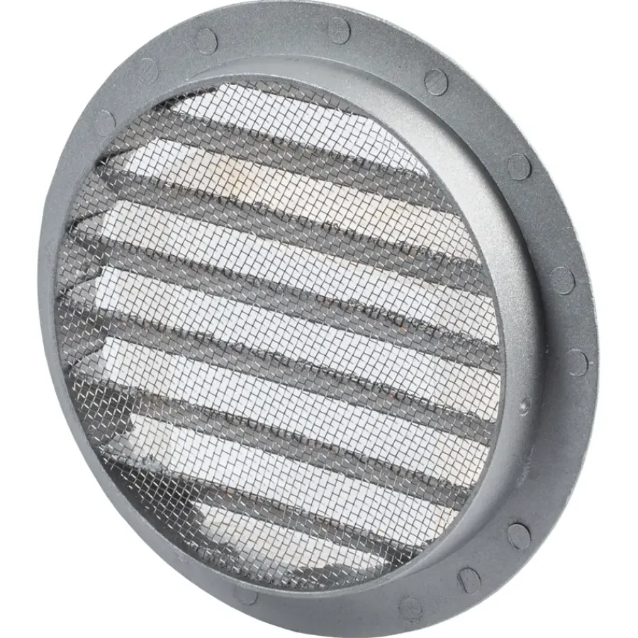 Sanivesk luchtrooster rond aluminium Ø125 mm