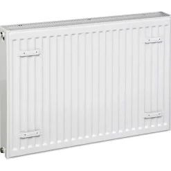 Sanivesk radiator Raya Plan Duo wit zij-aansluiting T22 60 x 80 cm