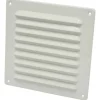 Sanivesk schoepenrooster aluminium wit 19,5x19,5 cm