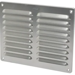 Sanivesk schoepenrooster aluminium brut 24,5x19,5 cm