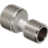 Sanivesk S-Koppeling 3/4"Mx1/2"M Chroom 2 stuks