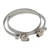 Sanivesk slangklem aluminium Ø 60-165 mm 2 stuks