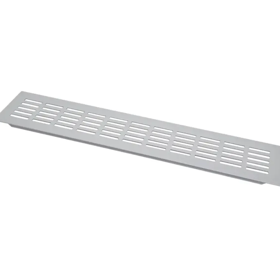 Sanivesk ventilatiestrip aluminium geanodiseerd 40x8 cm