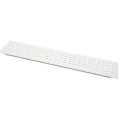 Sanivesk ventilatiestrip aluminium wit 40x8 cm