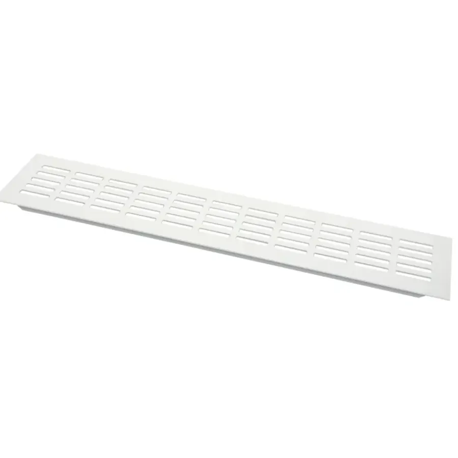 Sanivesk ventilatiestrip aluminium wit 40x8 cm