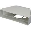 Sanivesk vlakkanaal bochtstuk 90° verticaal 220x55 mm Ø 125 mm