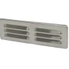 Sanivesk vlakkanaal muurrooster RVS 220x55 mm