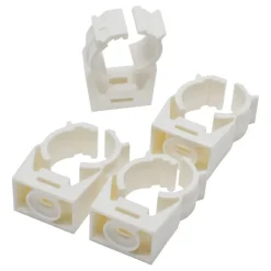 Sanivesk Zadel + Klikbevestiging 14-18mm Wit 4 stuks