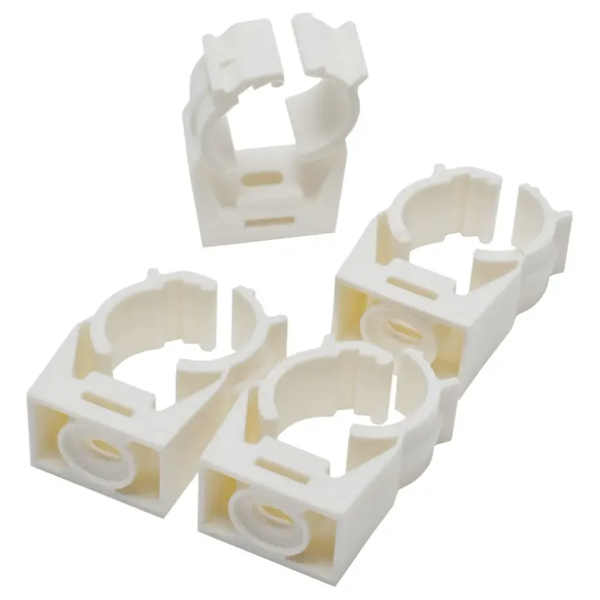 Sanivesk Zadel + Klikbevestiging 25mm Wit (WICU 22mm) 4 stuks