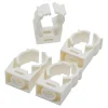 Sanivesk Zadel + Klikbevestiging 20-22mm Wit 4 stuks