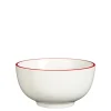 Geen Schaal hart rood - h6,5xd12,5cm