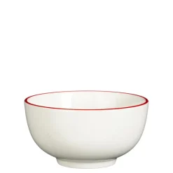 Geen Schaal hart rood - h6,5xd12,5cm