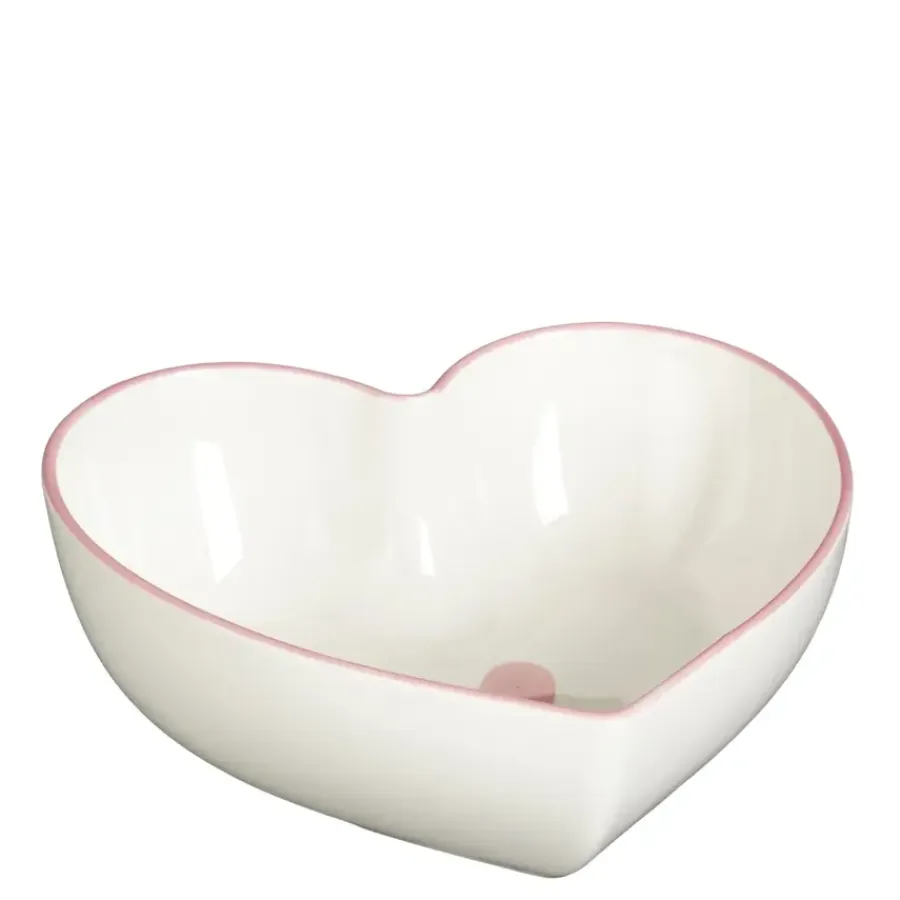 Geen Schaal hart roze - l18xb17xh6cm
