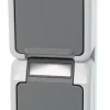 Schneider Electric Aquastar spatwaterdicht Stopcontact Dubbel RA verticaal