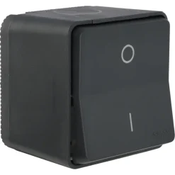 Schneider Electric Mureva Styl wisselschakelaar 2-polig IP55 antraciet