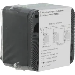 Schneider Electric Mureva Styl wisselschakelaar IP55 antraciet