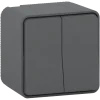 Schneider Electric Mureva Styl serieschakelaar IP55 antraciet