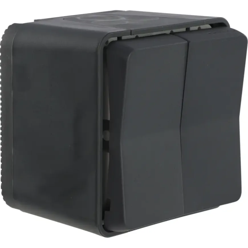 Schneider Electric Mureva Styl serieschakelaar IP55 antraciet
