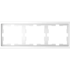 Schneider Merten D-Life afdekraam 3-voudig wit