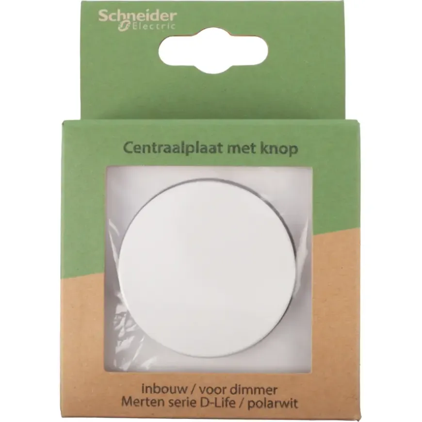 Schneider Merten D-Life centraalplaat dimmer wit
