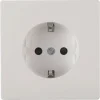 Schneider Merten D-Life Inbouw Stopcontact Enkel Geaard Wit