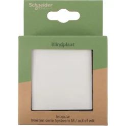 Schneider Merten System-M Blindplaat Actief Wit