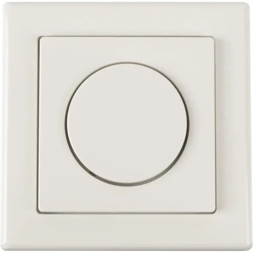 Schneider Merten System-M Centraalplaat Dimmer Polarwit
