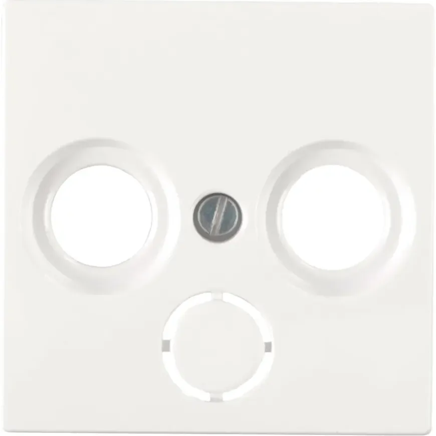 Schneider Merten System-M Centraalplaat Radio/TV Actief Wit