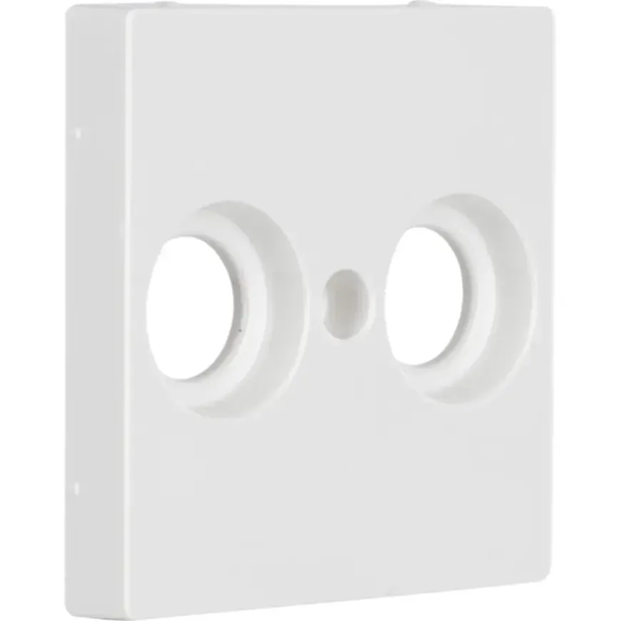 Schneider Merten System-M Centraalplaat Radio/TV Polarwit