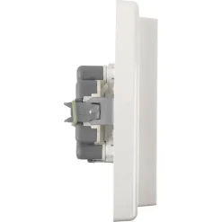 Schneider Merten System-M Dubbel Geaard Stopcontact Actief Wit