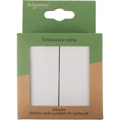 Schneider Merten System-M Serieschakelaar Polarwit