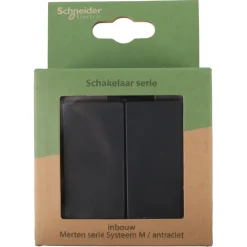 Schneider Merten System-M Serieschakelaar Antraciet