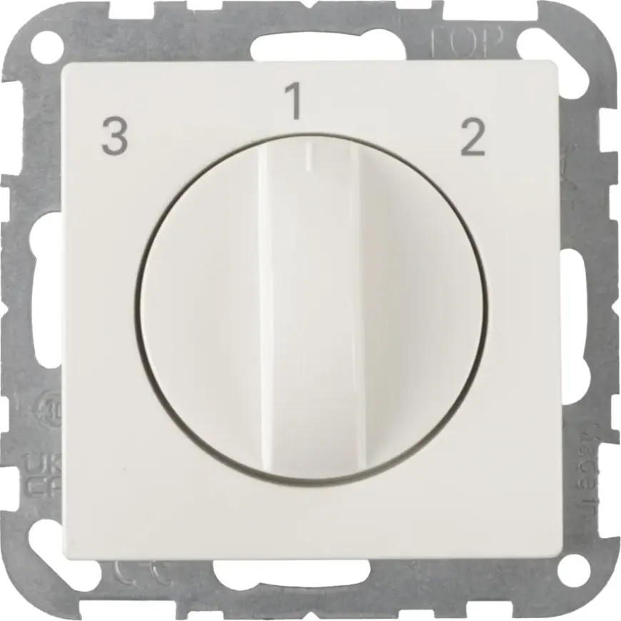 Schneider Merten System-M Ventilatorschakelaar Polarwit
