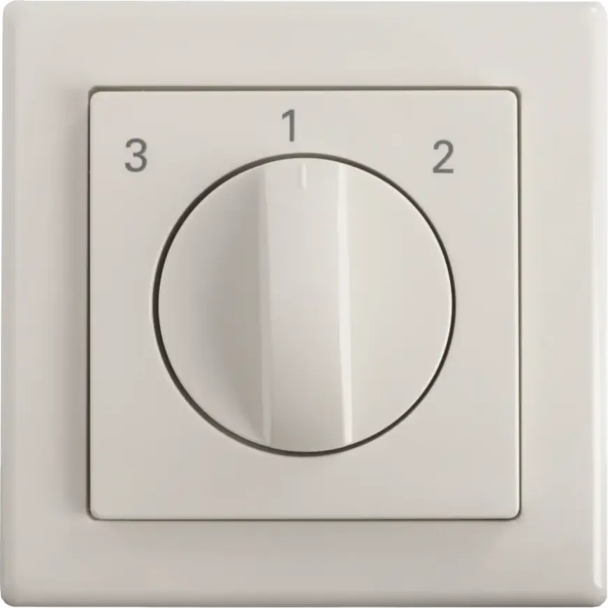 Schneider Merten System-M Ventilatorschakelaar Polarwit