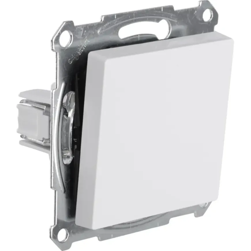 Schneider Merten System-M Wisselschakelaar Actief Wit