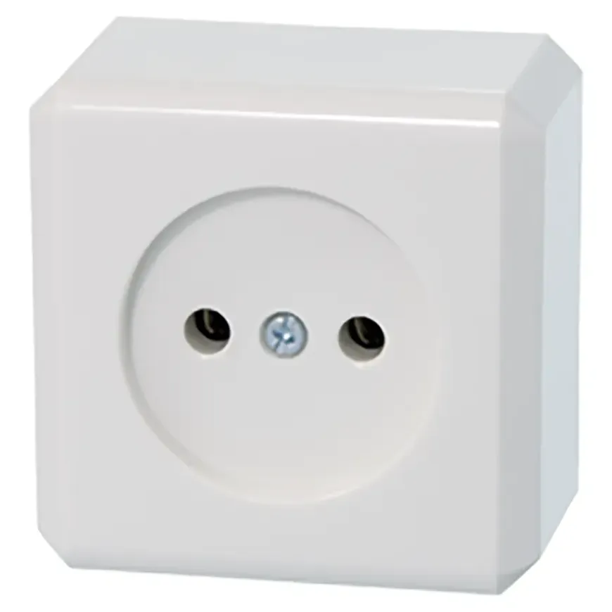 Schneider Opbouw Wandcontactdoos Enkel Wit