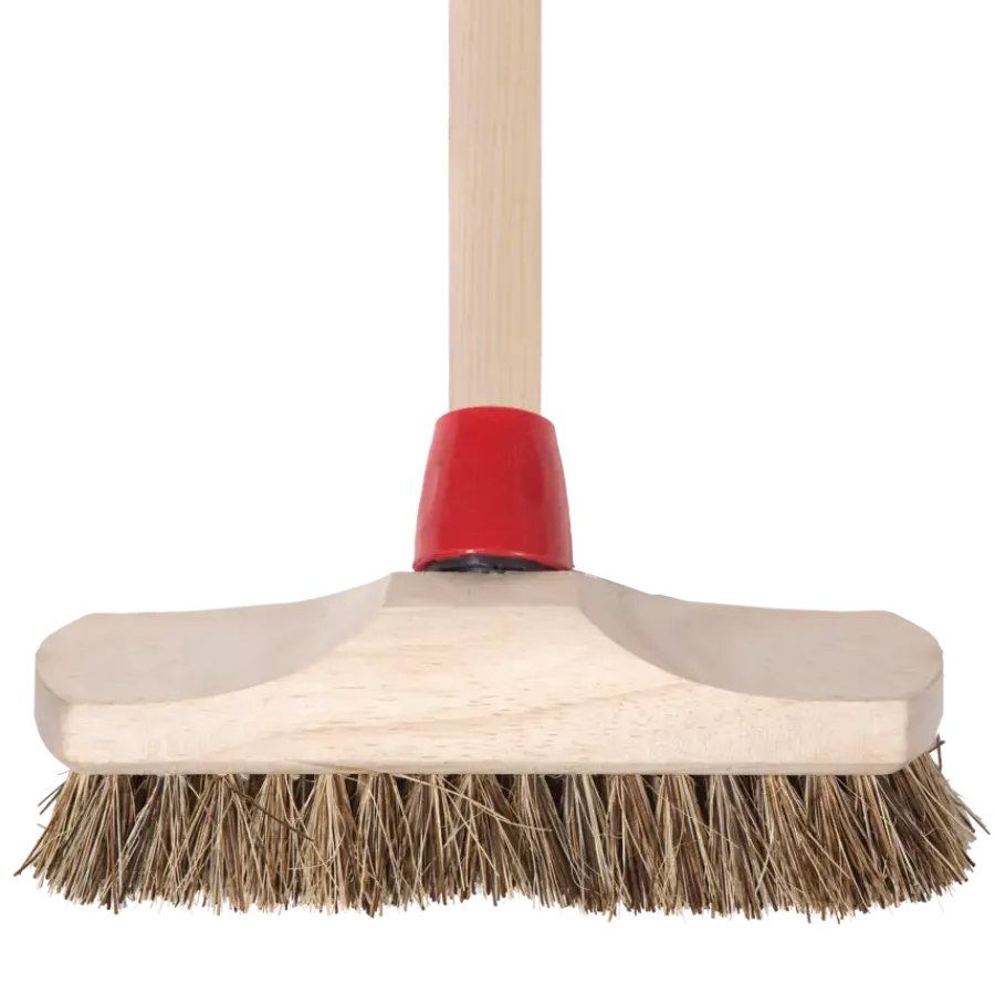 Talen Tools Schrobbezem ruw ondergrond 22 cm met steel 120 cm