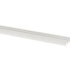 Schuifrail diep 10 mm wit