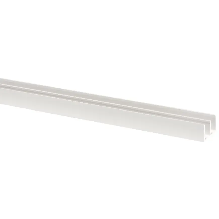 Schuifrail diep 10 mm wit