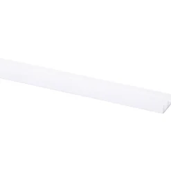 Schuifrail ondiep 10 mm wit