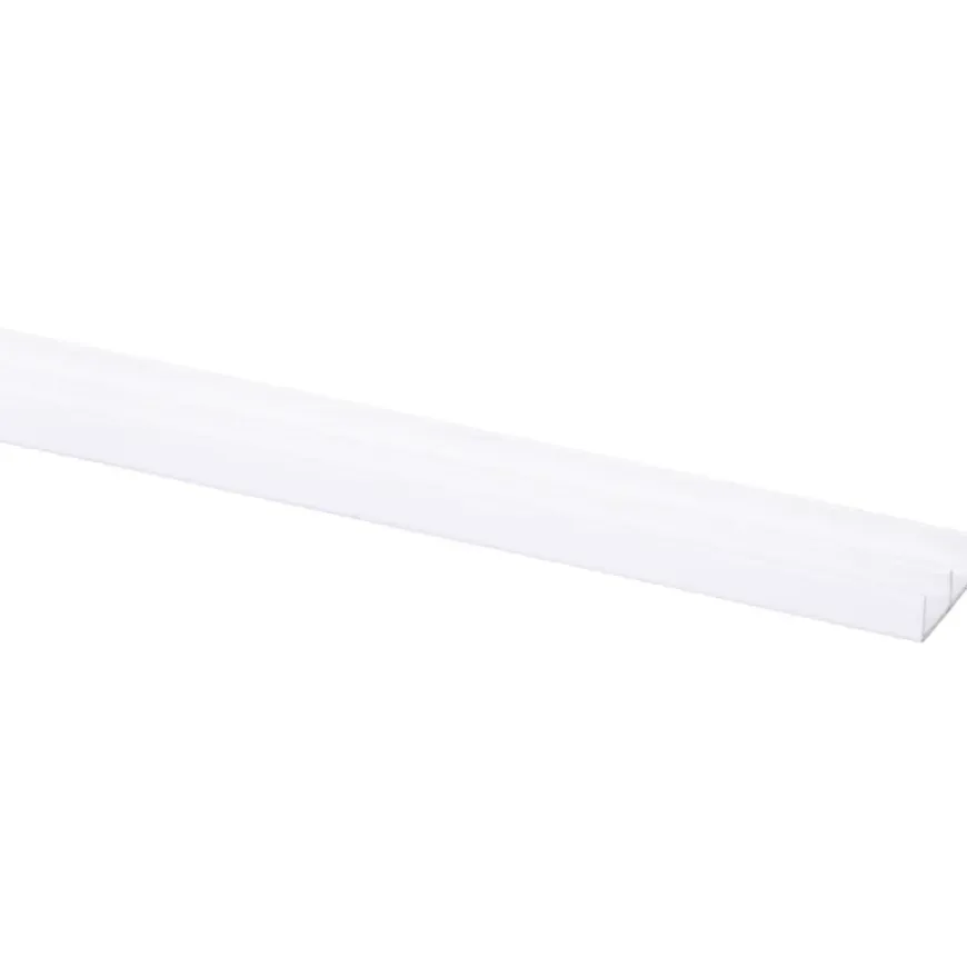 Schuifrail ondiep 10 mm wit